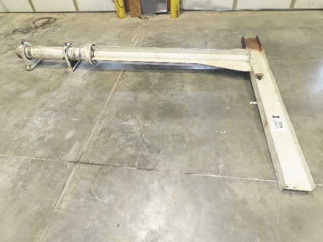 1 Ton 2000Lb Wall Mount Cantilever Work Station Jib Crane 5' 5" Span 10' Height