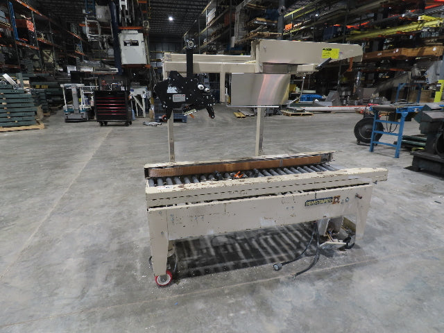 Bemistaper Dual Head Case Sealer 2" Box Tape Carton Sealing Machine Conveyor