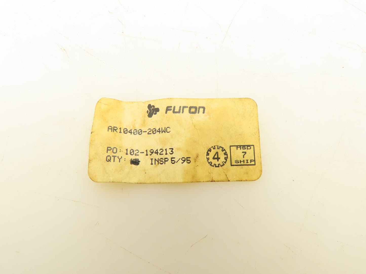 Furon AR10400-204WC Plain Oil Seal 3/8" ID 5/8" OD 5/32" Width Lot of 12