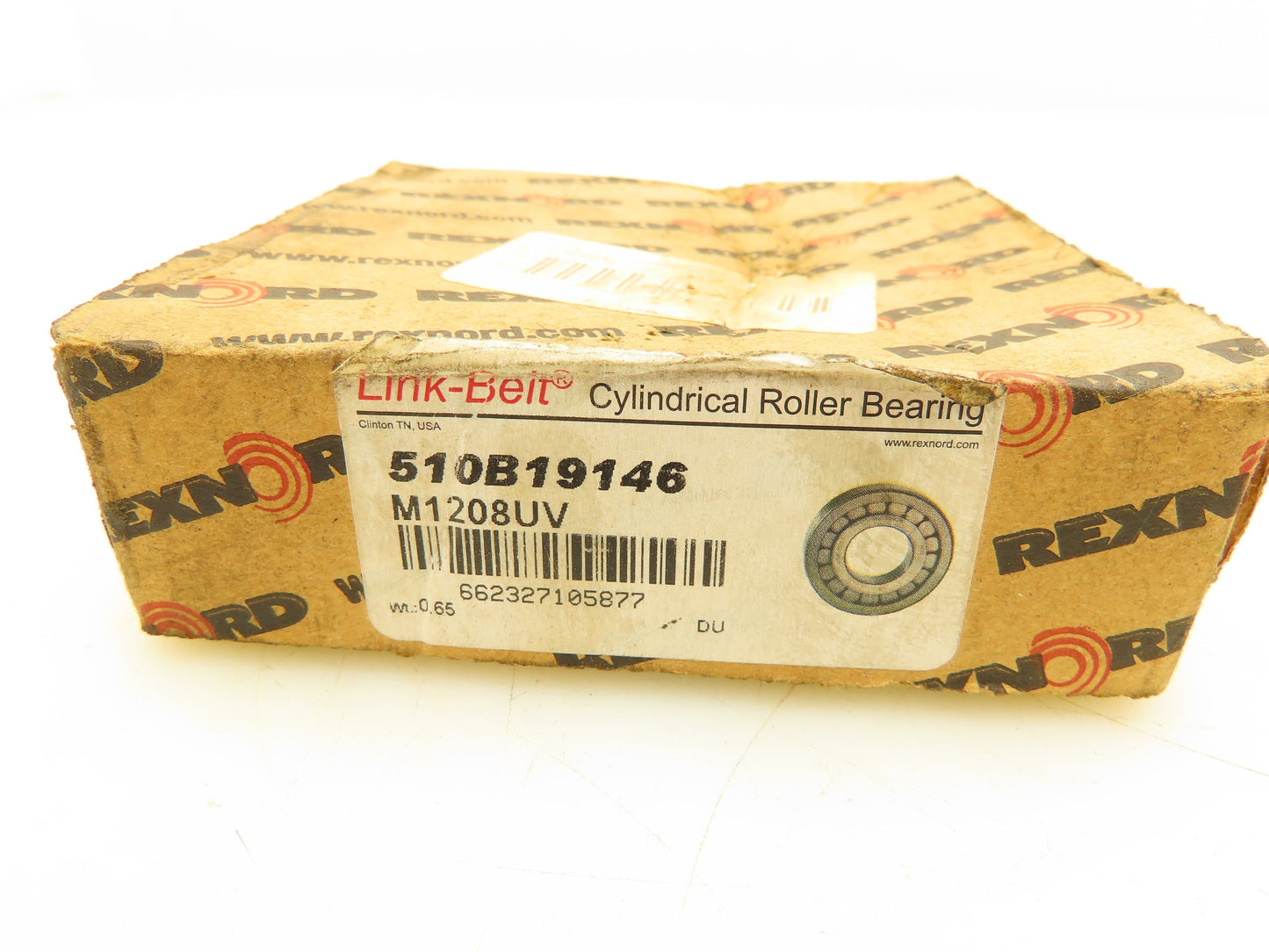 Link Belt M1208UV Cylindrical Roller Bearing 50MM Bore 80MM OD 18MM Width