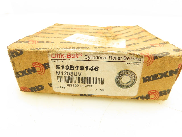 Link Belt M1208UV Cylindrical Roller Bearing 50MM Bore 80MM OD 18MM Width