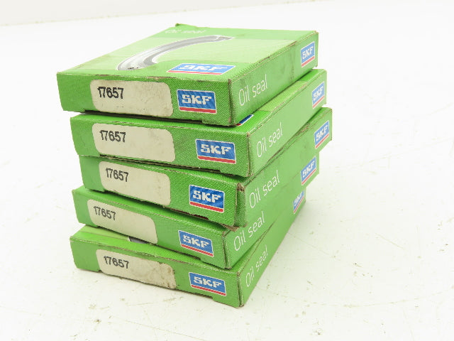 SKF 17657 Single Lip Oil Seal Solid 1.750"ID 2.875"OD 0.313" Width Lot Of 5