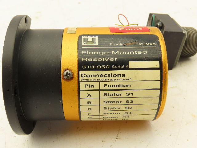 Unico 310-050 Flange Mounted Rotary Resolver Shaft Encoder