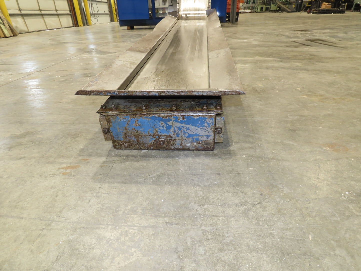 LNS Turbo Magnetic Slide CNC Chip Conveyor 77" Infeed 45-52" Discharge 460V 3PH
