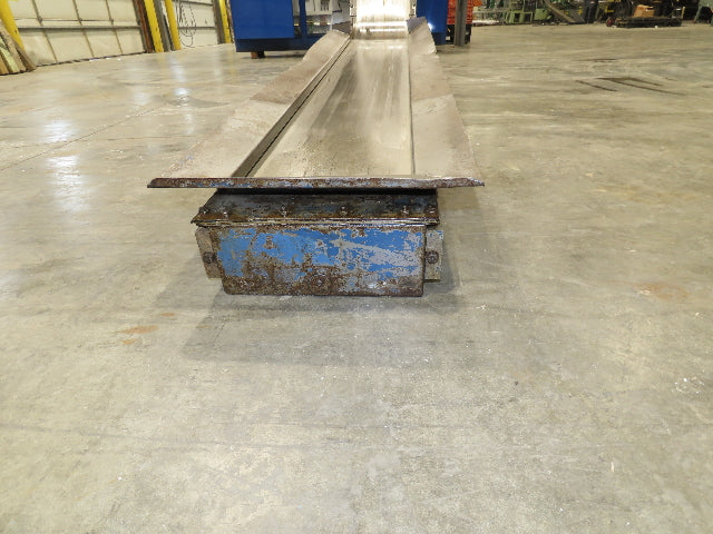 LNS Turbo Magnetic Slide CNC Chip Conveyor 77" Infeed 45-52" Discharge 460V 3PH