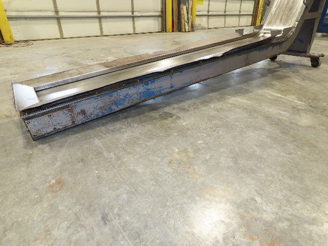 LNS Turbo Magnetic Slide CNC Chip Conveyor 77" Infeed 45-52" Discharge 460V 3PH