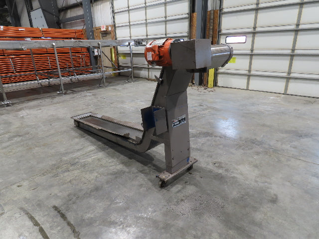 LNS Turbo Magnetic Slide CNC Chip Conveyor 77" Infeed 45-52" Discharge 460V 3PH