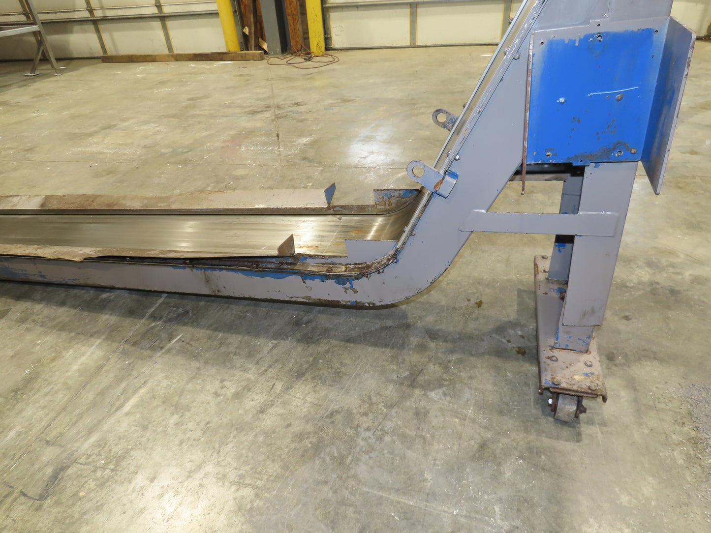 LNS Turbo Magnetic Slide CNC Chip Conveyor 77" Infeed 45-52" Discharge 460V 3PH