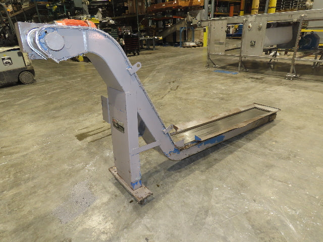LNS Turbo Magnetic Slide CNC Chip Conveyor 77" Infeed 45-52" Discharge 460V 3PH