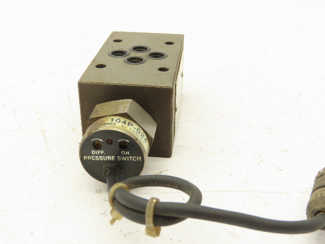 Nachi OW-G01-B1-CR-D2-3104B Hydraulic Modular Pressure Switch Valve
