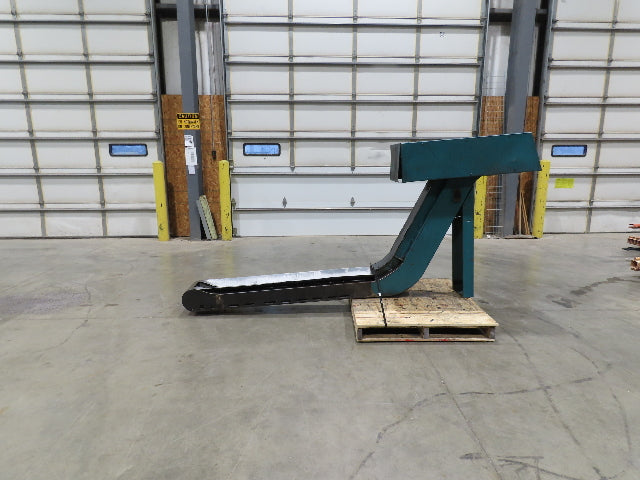 Mayfran Chip-Tote Hinge Belt CNC Chip Conveyor 68" Infeed 44" Discharge 460V 3PH