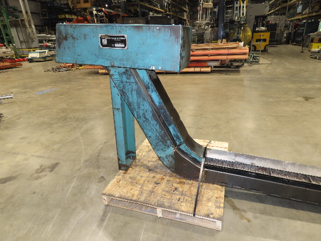 Mayfran Chip-Tote Hinge Belt CNC Chip Conveyor 68" Infeed 44" Discharge 460V 3PH