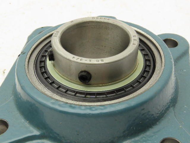 Dodge F4B-SC-112 Flange-Mount Ball Bearing Unit 1-3/4"Bore 4-Bolt Flange