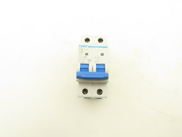 Chint NB1-63 D25 Circuit Breaker 2-Pole 6000A 400V Lot of 3