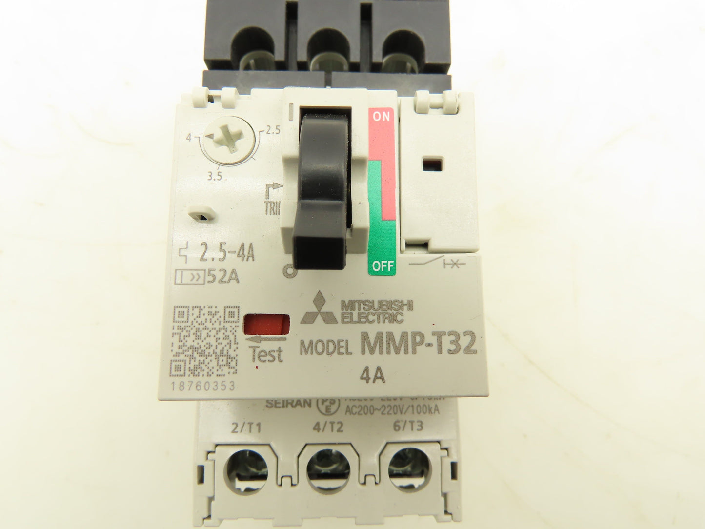 Mitsubishi Electric MMP-T32 Magnetic Motor Protection Circuit Breaker 4A 3P 600V