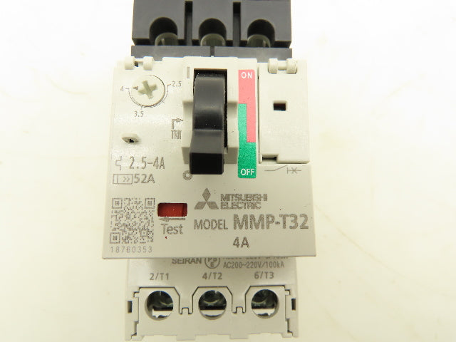 Mitsubishi Electric MMP-T32 Magnetic Motor Protection Circuit Breaker 4A 3P 600V