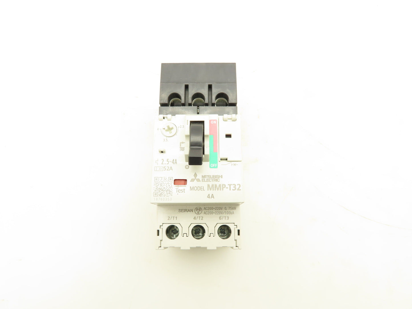 Mitsubishi Electric MMP-T32 Magnetic Motor Protection Circuit Breaker 4A 3P 600V