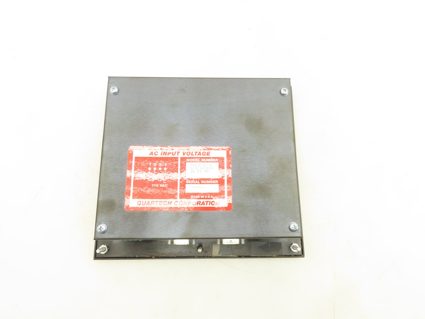 Quartech Corporation 9900-AC-GE-1-0-GE-90 Interface 115VAC 64K Standard Ram