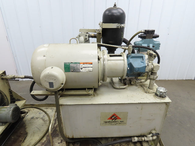 Dynex PV2024-3085 Hydraulic Power Unit 17 GPM 3000PSI 15Hp 230/460V 3Ph 50 Gal