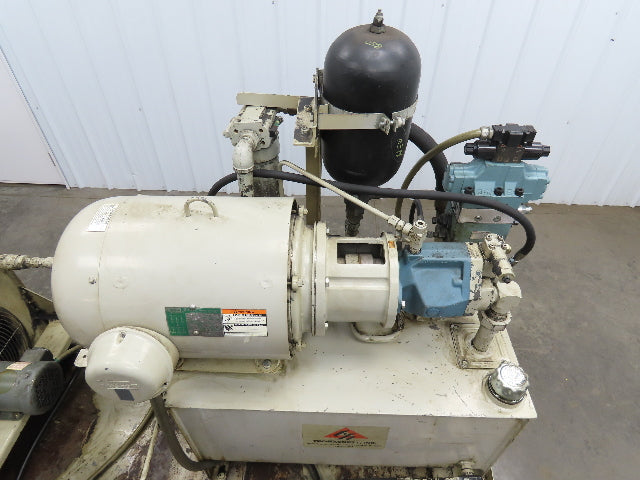 Dynex PV2024-3085 Hydraulic Power Unit 17 GPM 3000PSI 15Hp 230/460V 3Ph 50 Gal