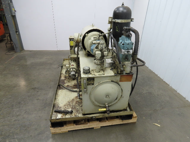 Dynex PV2024-3085 Hydraulic Power Unit 17 GPM 3000PSI 15Hp 230/460V 3Ph 50 Gal
