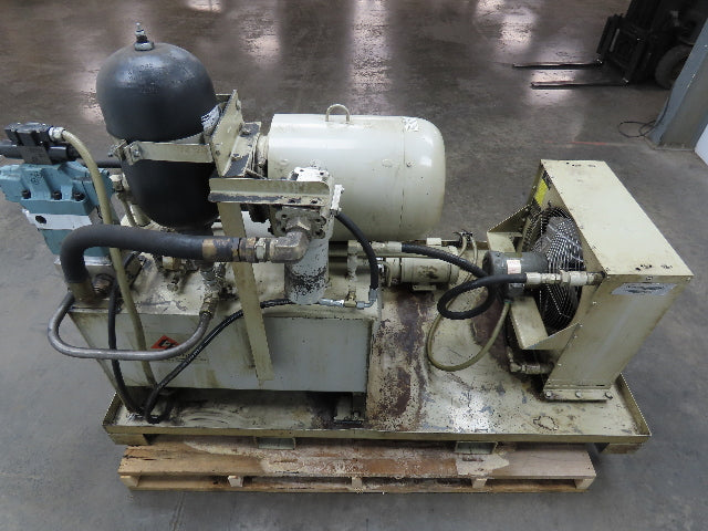 Dynex PV2024-3085 Hydraulic Power Unit 17 GPM 3000PSI 15Hp 230/460V 3Ph 50 Gal