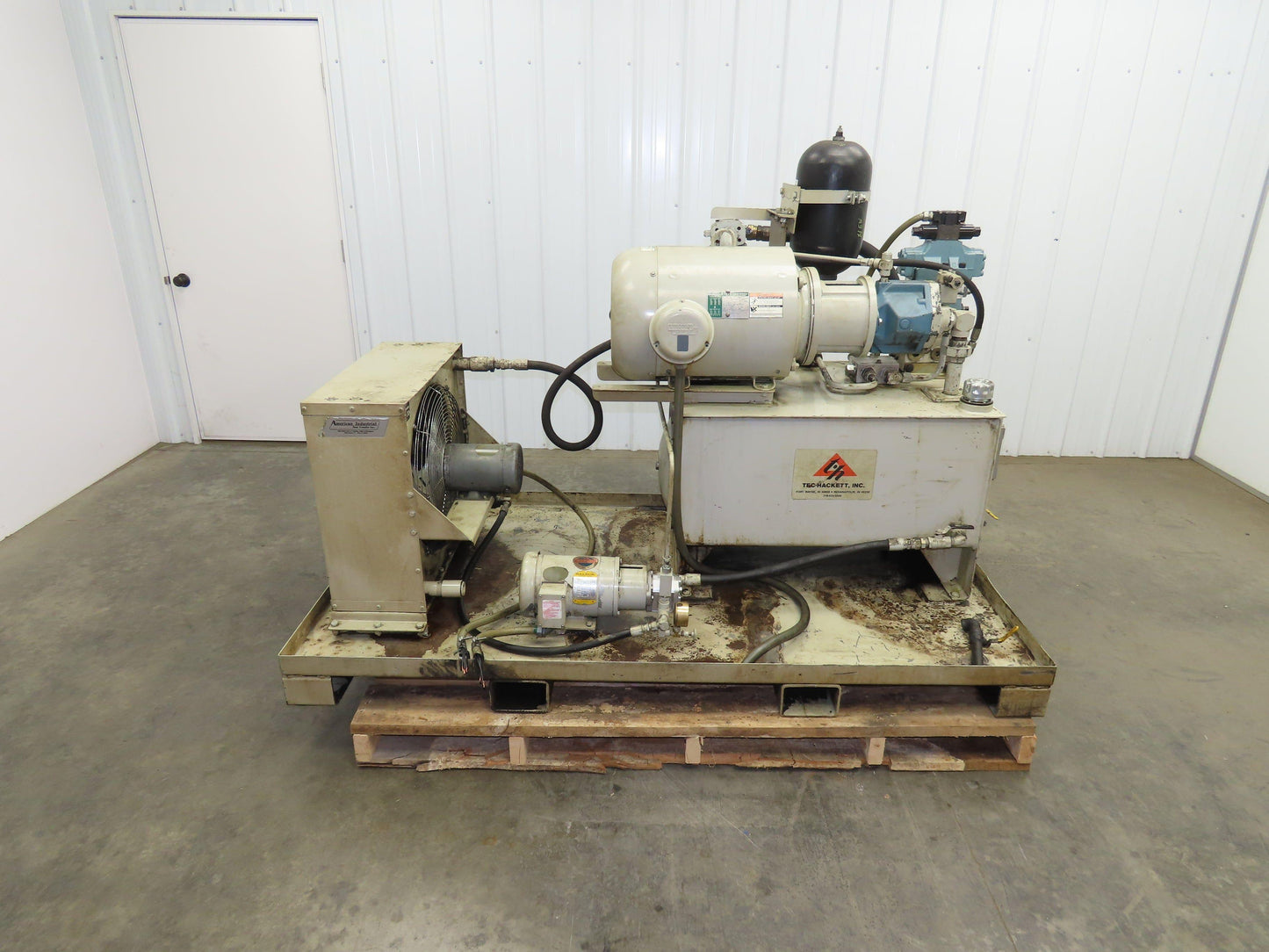Dynex PV2024-3085 Hydraulic Power Unit 17 GPM 3000PSI 15Hp 230/460V 3Ph 50 Gal