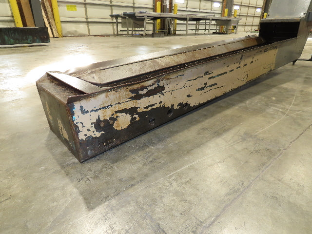 Jorgensen CNC Chip Conveyor 9" Belt 77" Infeed 40-44" Discharge 460V 3PH