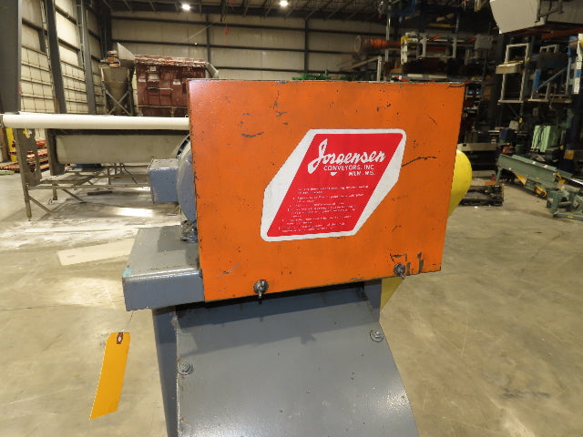 Jorgensen CNC Chip Conveyor 9" Belt 77" Infeed 40-44" Discharge 460V 3PH