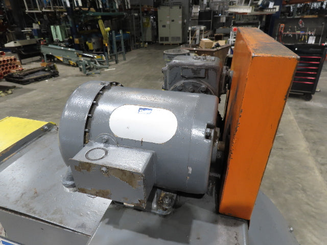 Jorgensen CNC Chip Conveyor 9" Belt 77" Infeed 40-44" Discharge 460V 3PH