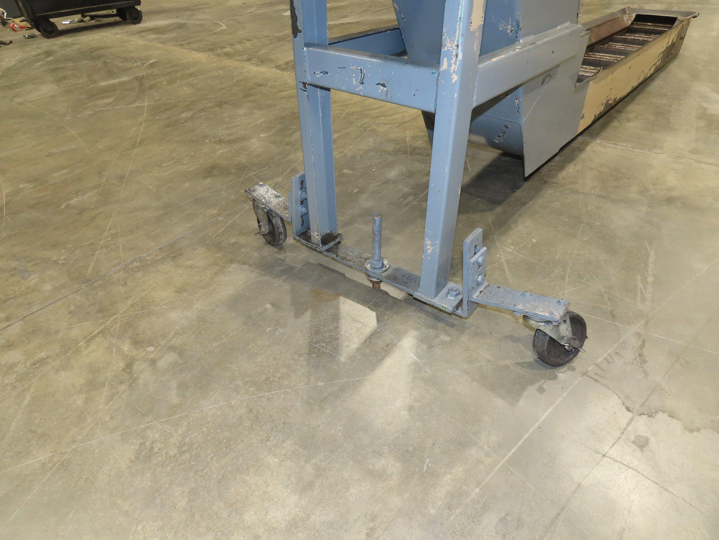Jorgensen CNC Chip Conveyor 9" Belt 77" Infeed 40-44" Discharge 460V 3PH