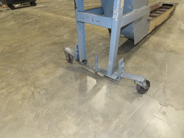 Jorgensen CNC Chip Conveyor 9" Belt 77" Infeed 40-44" Discharge 460V 3PH