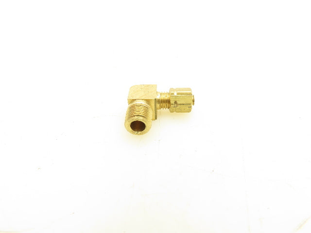 Parker 1/8" Compression x MNPT Brass 90 Degree Elbow Lot of 15