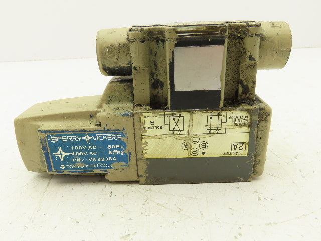 Vickers DG4V-3-2A-PL-T-10-JA-S310 Directional Single Solenoid Valve 100/110V