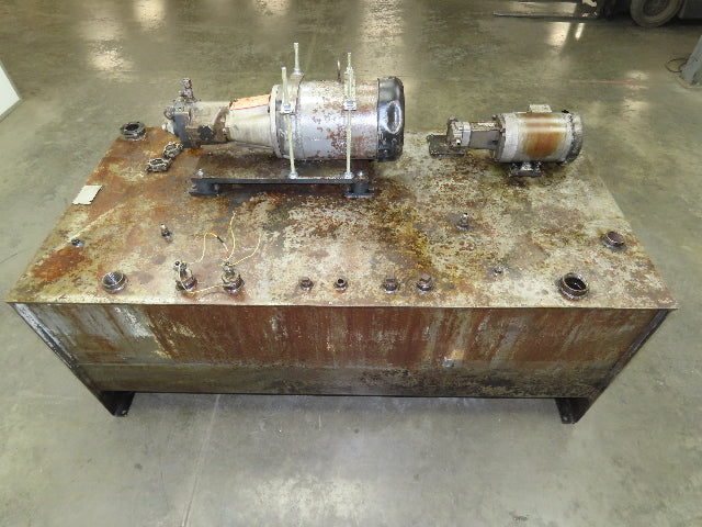Vickers Hydraulic Power Unit 3Hp 230/460V 200 Gallon Tank Brown & Sharpe Pump