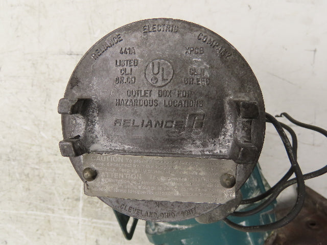 Reliance P56H Gearmotor 30:1 Reducer .5Hp 230/460V 3PH 60 RPM LH Output 56C