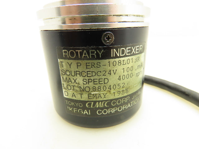 Ikegai Elmec RS-108L013R Rotary Indexer Shaft Encoder 4000 RPM