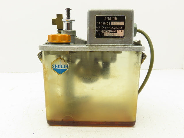 Showa SMD6-15C26 Automatic Cyclic Lubrication Oil Lube Pump Oiler 1.6L 110V 1PH