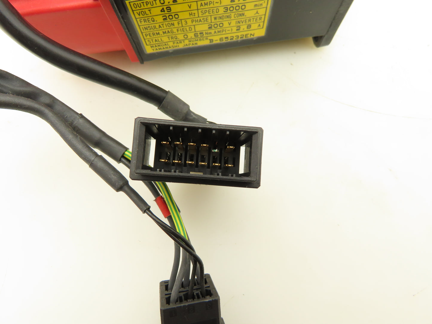 Fanuc A06B-0113-B175 AC Servo Motor 0.2kw 3000RPM Encoder A20B-8001-0560