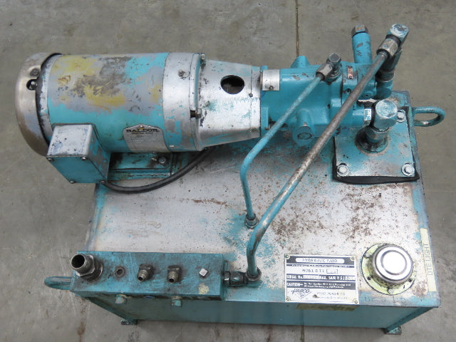 Pabco PVB6ARS20CA11 Hydraulic Power Unit 6 GPM 1000 PSI 18 Gal 2Hp 230/460V 3PH