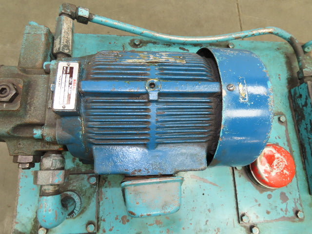 Nachi VDR-1B-1A3-B Uni Pump Hydraulic Power Unit 5 GPM 1000 PSI 20 Gal 230V 3Ph