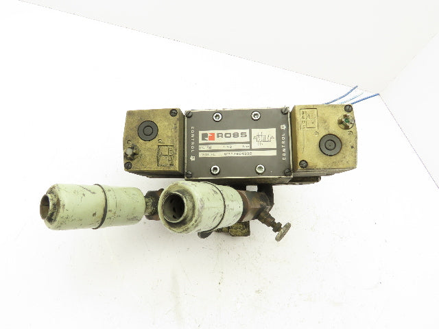 Ross W7076C4332 Pneumatic Directional 5/2 Double Solenoid Valve 24VDC