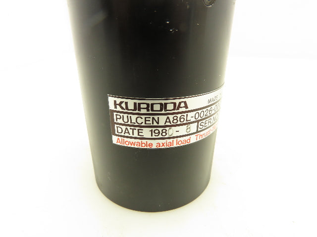 Kuroda A86L-0026-0001#111 Spindle Encoder Servo Motor Thrust 1KG Radial 1KG