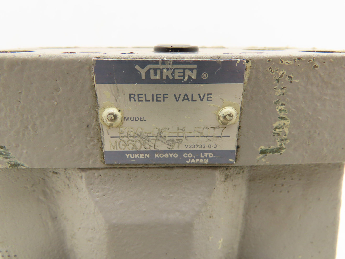 Yuken EBG-06-H-5017 Proportional Relief Valve