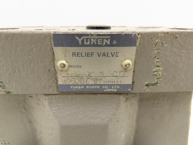 Yuken EBG-06-H-5017 Proportional Relief Valve