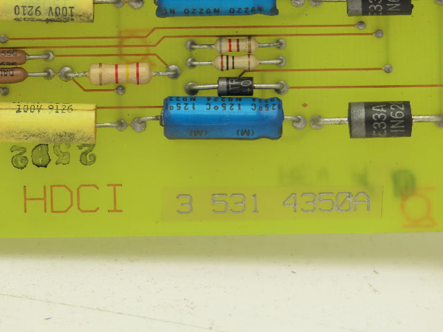 Cincinnati Milacron 3-531-4350A HDCI PLC Slot Card Circuit Board Module Lot of 2