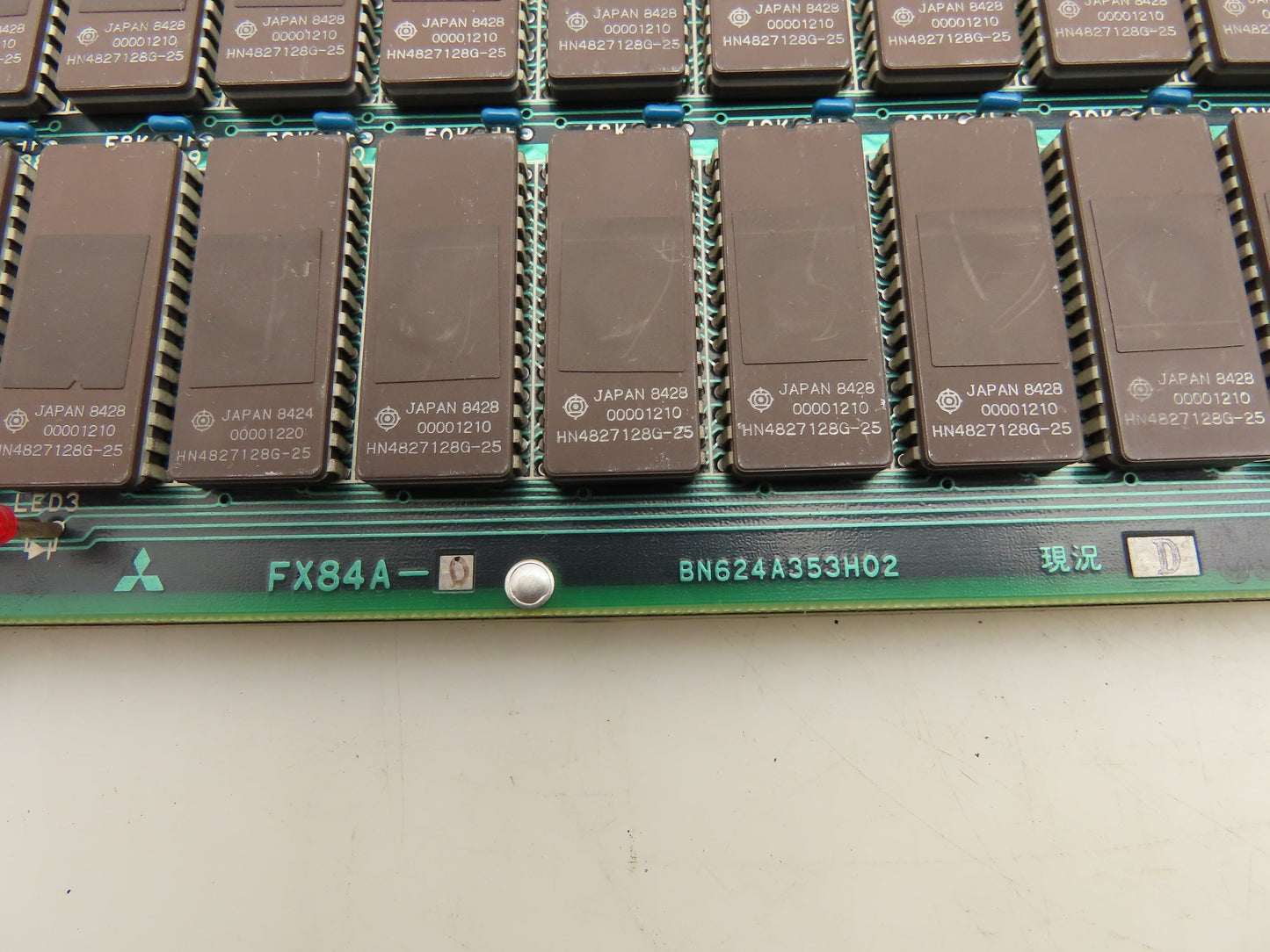 Mitsubishi Electric FX84A-0 PLC Slot Card Memory Circuit Board Module