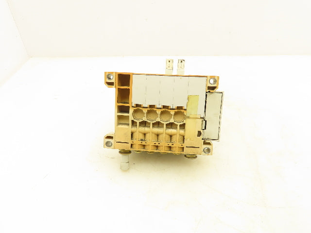 SMC VQ2100N-5 Pneumatic 4-Station Manifold 5/2 Solenoid Valves 24VDC
