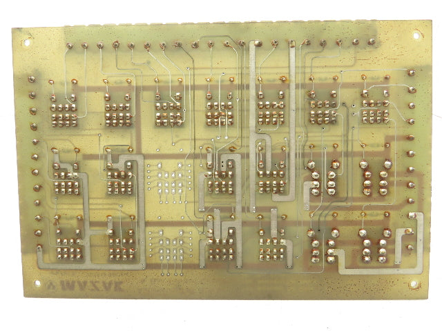 Mazak 1505129602A Relay Board For Automatic Tail Stock And Bar Feeder Circuit