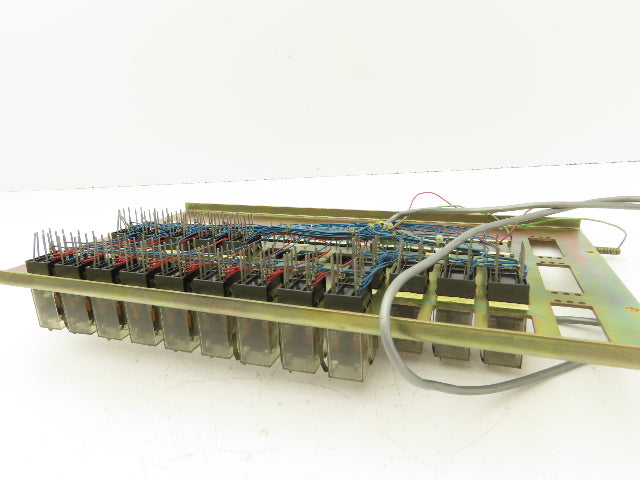 Yaskawa Relay Board CNC PLC Rack 18 MY2 Relays